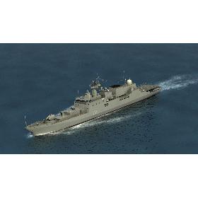 Talwar Class Frigate 3D model